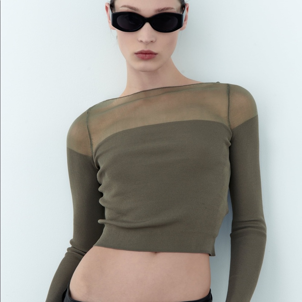 Zara long sleeve top